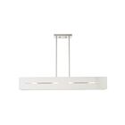 Livex Lighting 45957-91 Soma 4-Lights 240W Brushed Nickel Chandelier