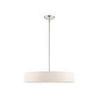 Livex Lighting 46034-91 Venlo 4-Lights 160W Brushed Nickel Pendant