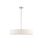 Livex Lighting 46035-91 Venlo 5-Lights 200W Brushed Nickel Pendant