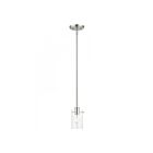 Livex Lighting 46151-91 Munich 1-Light 60W Brushed Nickel Pendant