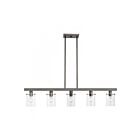 Livex Lighting 46155-46 Munich 5-Lights 300W Black Chrome Chandelier