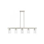 Livex Lighting 46155-91 Munich 5-Lights 300W Brushed Nickel Chandelier
