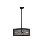 Livex Lighting 46214-91 Industro 4-Lights 240W Brushed Nickel Chandelier