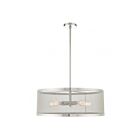 Livex Lighting 46235-28 Acanthus 5-Lights 300W Hand Applied Winter Gold Chandelier