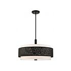 Livex Lighting 46255-91 Noria 5-Lights 300W Brushed Nickel Chandelier