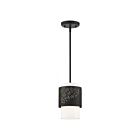 Livex Lighting 46259-04 Noria 1-Light 40W Black Pendant