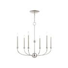Livex Lighting 46335-04 Montgomery 6-Lights 360W Black Chandelier