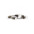 Livex Lighting Bromley 46384-07 4-Lights 160W Bronze with Antique Brass Accents Flush Mount