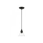 Livex Lighting 46480-04 Moreland 1-Light 60W Black Pendant