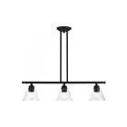 Livex Lighting 46487-04 Moreland 3-Lights 180W Black Chandelier