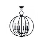 Livex Lighting 4666-07 Milania 6-Lights 360W Bronze Chandelier