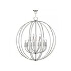 Livex Lighting 46690-91 Milania 15-Lights 900W Brushed Nickel Chandelier