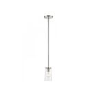 Livex Lighting 46717-91 Cityview 1-Light 60W Brushed Nickel Pendant