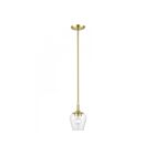 Livex Lighting 46721-12 Willow 1-Light 60W Satin Brass Pendant