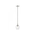 Livex Lighting 46721-91 Willow 1-Light 60W Brushed Nickel Pendant