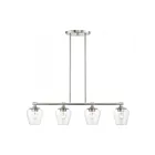 Livex Lighting 46724-91 Willow 4-Lights 240W Brushed Nickel Chandelier