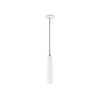 Livex Lighting 46751-03 Ardmore 1-Light 60W White with Brushed Nickel Accents Pendant