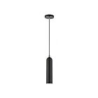 Livex Lighting 46751-68 Ardmore 1-Light 60W Shiny Black with Polished Chrome Accents Pendant