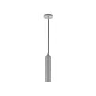 Livex Lighting 46751-80 Ardmore 1-Light 60W Nordic Gray with Brushed Nickel Accents Pendant