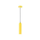 Livex Lighting 46751-82 Ardmore 1-Light 60W Shiny Yellow with Polished Chrome Accents Pendant