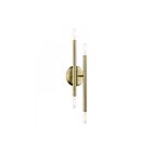 Livex Lighting Soho 46771-01 240W 4-Lights Antique Brass Wall Sconce