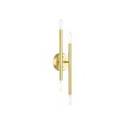 Livex Lighting Soho 46771-12 240W 4-Lights Satin Brass Wall Sconce