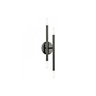 Livex Lighting Soho 46771-46 240W 4-Lights Black Chrome Wall Sconce