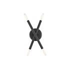 Livex Lighting Soho 46772-76 240W 4-Lights Scandinavian Gray Wall Sconce