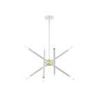 Livex Lighting 46774-12 Soho 8-Lights Satin Brass Chandelier