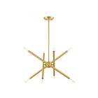 Livex Lighting 46774-46 Soho 8-Lights Black Chrome Chandelier