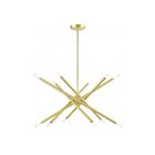 Livex Lighting 46776-46 Soho 12-Lights Black Chrome Chandelier