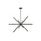 Livex Lighting 46777-91 Soho 10-Lights 600W Brushed Nickel Chandelier