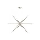 Livex Lighting 46778-12 Soho 10-Lights 600W Satin Brass Chandelier