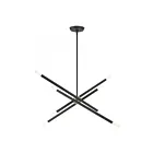 Livex Lighting 46778-91 Soho 8-Lights 480W Brushed Nickel Chandelier