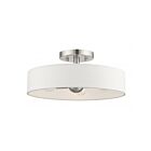 Livex Lighting Venlo 46927-91 4-Lights 160W Brushed Nickel Semi Flush Mount