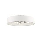 Livex Lighting Venlo 46928-91 4-Lights 160W Brushed Nickel Semi Flush Mount
