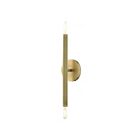 Livex Lighting Monaco 46981-01 120W 2-Lights Antique Brass Wall Sconce