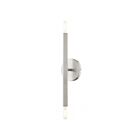 Livex Lighting Monaco 46981-91 120W 2-Lights Brushed Nickel Wall Sconce