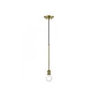 Livex Lighting 47161-01 Lansdale 1-Light 60W Antique Brass Pendant