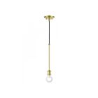 Livex Lighting 47161-12 Lansdale 1-Light 60W Satin Brass Pendant