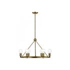 Livex Lighting 47166-01 Lansdale 6-Lights 360W Antique Brass Chandelier
