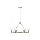 Livex Lighting 47166-91 Lansdale 6-Lights 360W Brushed Nickel Chandelier