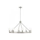 Livex Lighting 47168-91 Lansdale 8-Lights 480W Brushed Nickel Chandelier