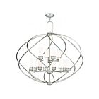 Livex Lighting 47199-91 Westfield 12-Lights 720W Brushed Nickel Chandelier