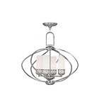 Livex Lighting 4724-91 Westfield 4-Lights 240W Brushed Nickel Chandelier