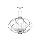 Livex Lighting 4725-91 Westfield 5-Lights 300W Brushed Nickel Chandelier