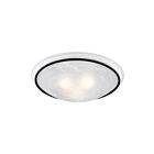 Livex Lighting Newburgh 4825-04 3-Lights 225W Black Semi Flush Mount