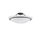 Livex Lighting Newburgh 4825-07 3-Lights 225W Bronze Semi Flush Mount