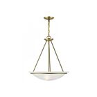 Livex Lighting 4826-01 Newburgh 3-Lights 300W Antique Brass Pendant