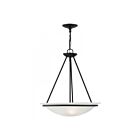 Livex Lighting 4826-04 Newburgh 3-Lights 300W Black Pendant